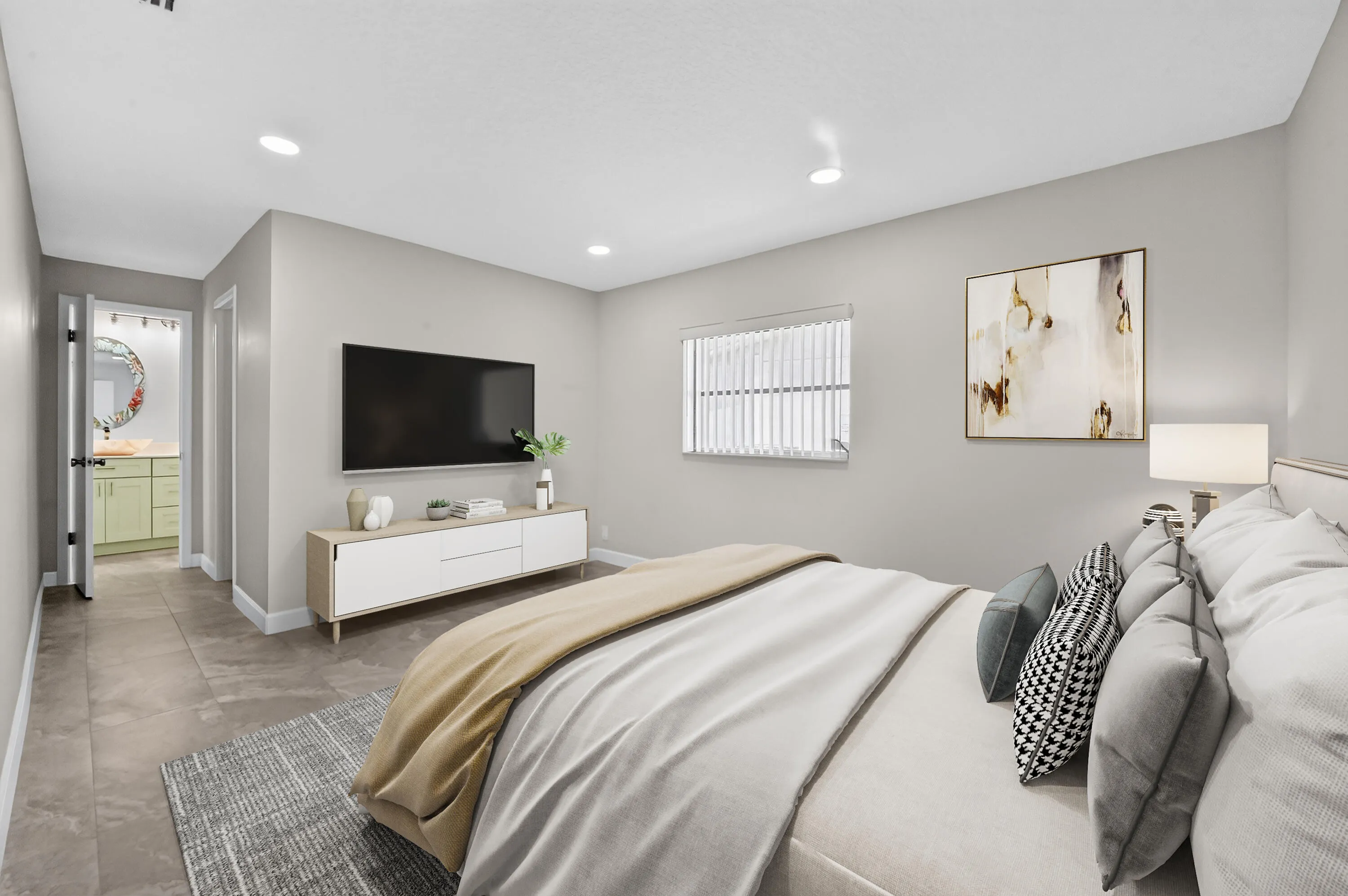 Primary Bedroom - VIRTUAL STAGING