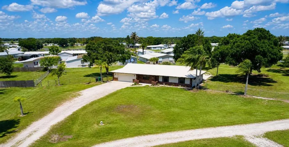 Aerial Looking at Front of House
