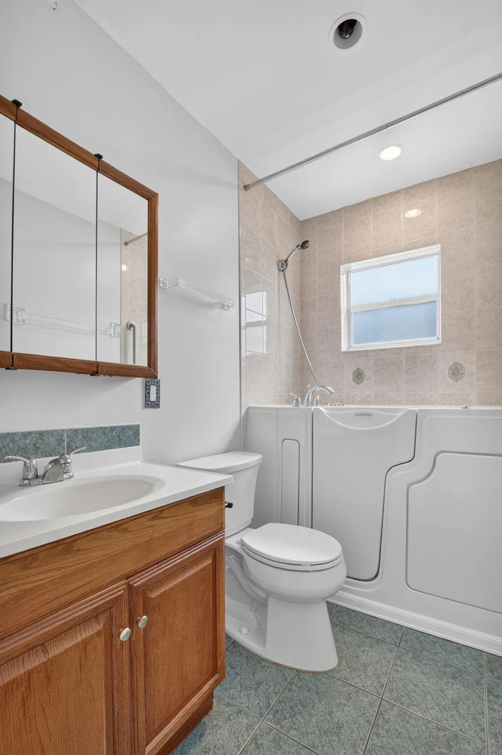 Senior-friendly tub for added accessibility and comfort