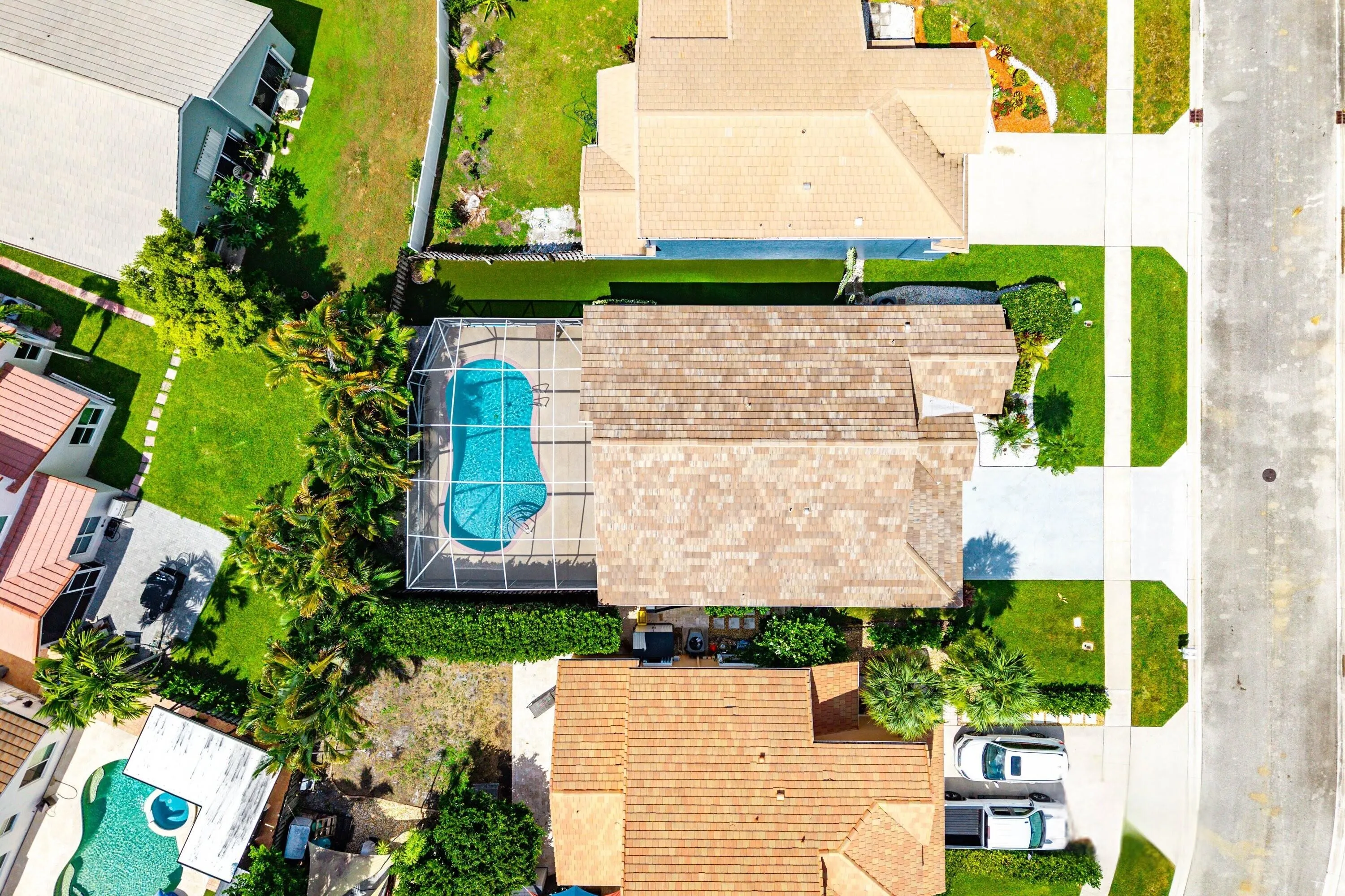 Aerial View of Home
