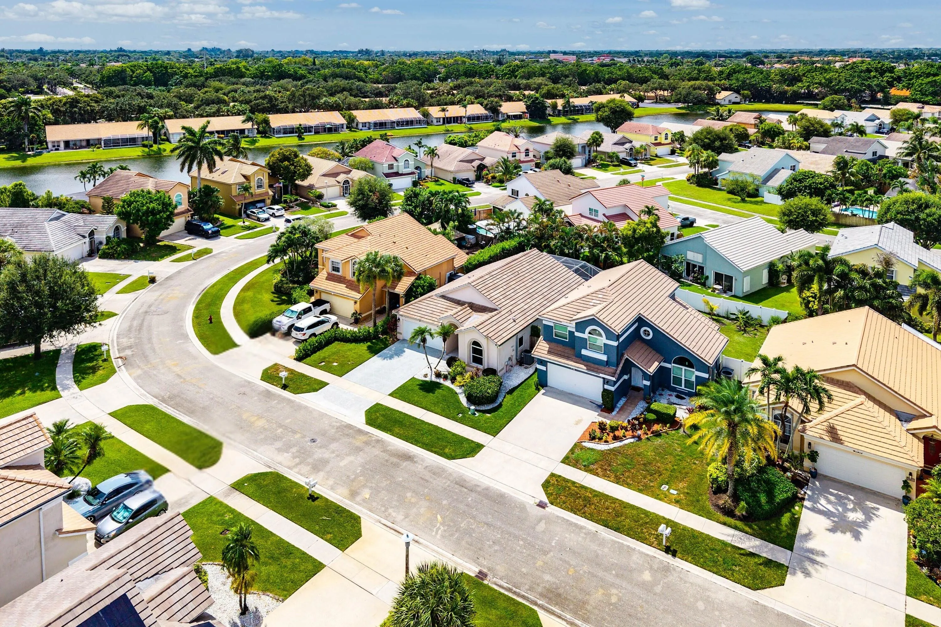 Aerial View of Home