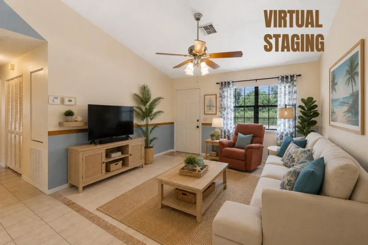 Livingroom Virtually Staged