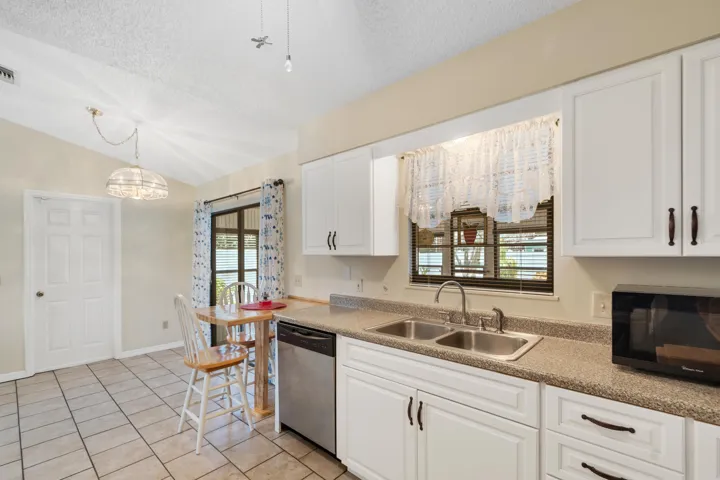 Kitchen to dining area
