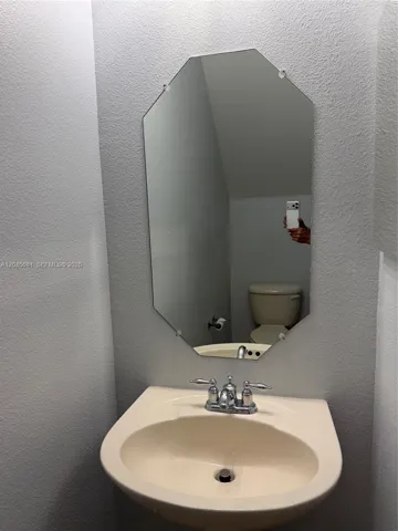 Half Bath on First Floor