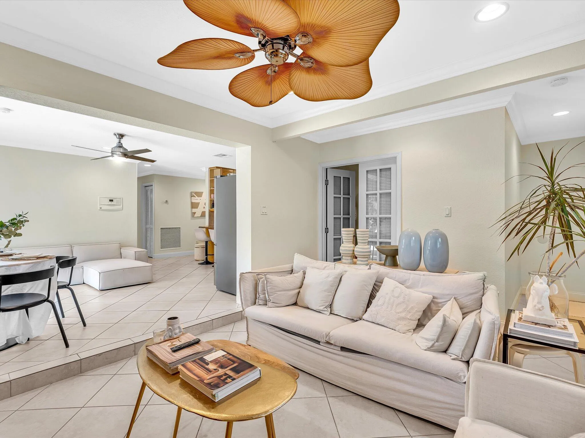 Recessed lighting and ceiling fans