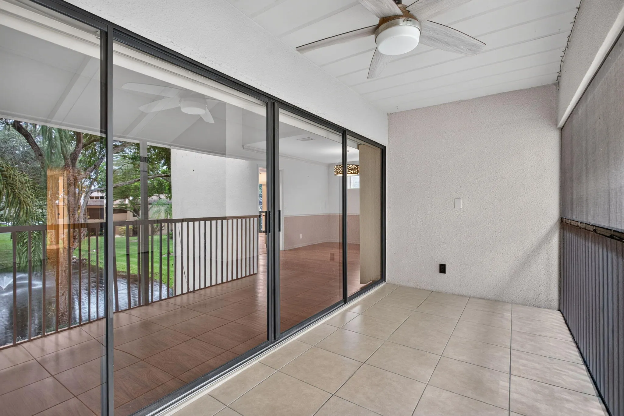 TILED PATIO FLOOR