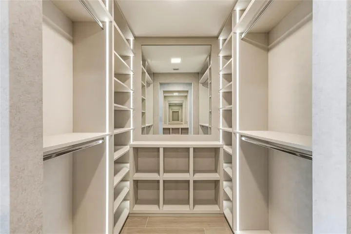Two Primary Walk-In Closets