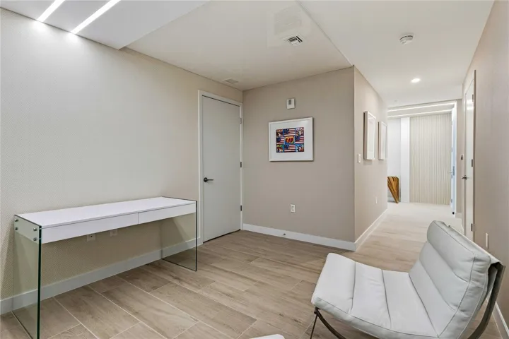 Den, sleeper sofa optional