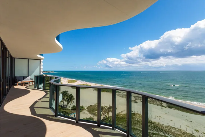 Terrace extends full length of condo