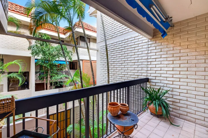 Balcony off the Living Area