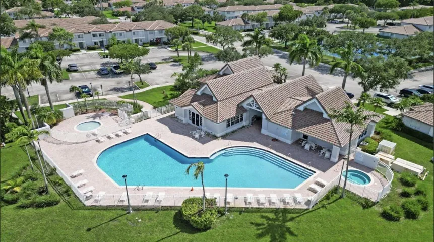 Community pool and clubhouse