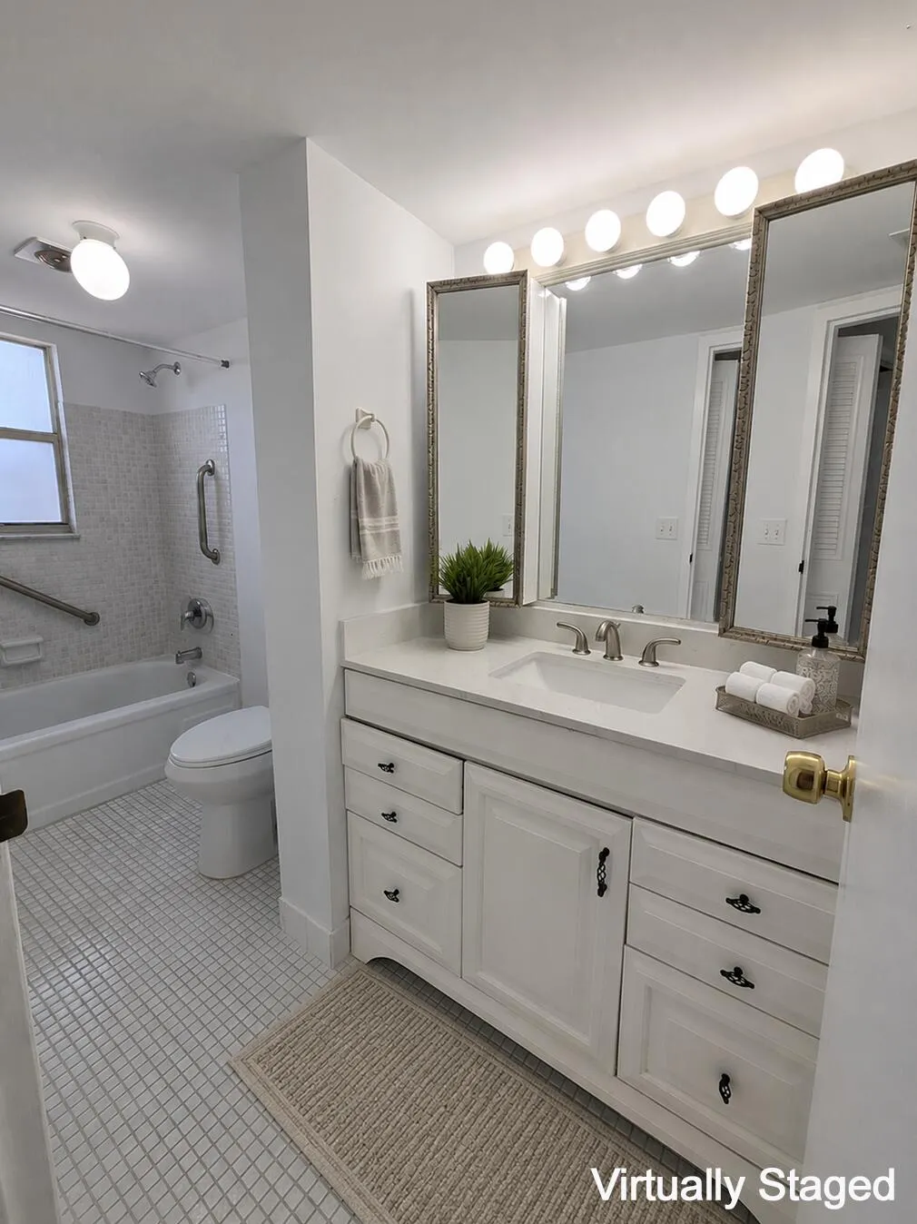 Master Bath Virtually Staged