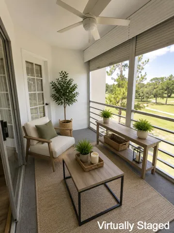 Patio Virtually Staged
