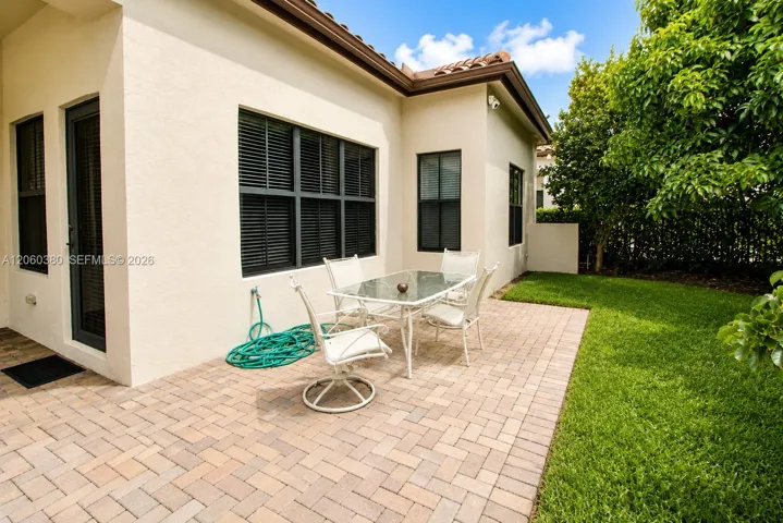 Back open patio