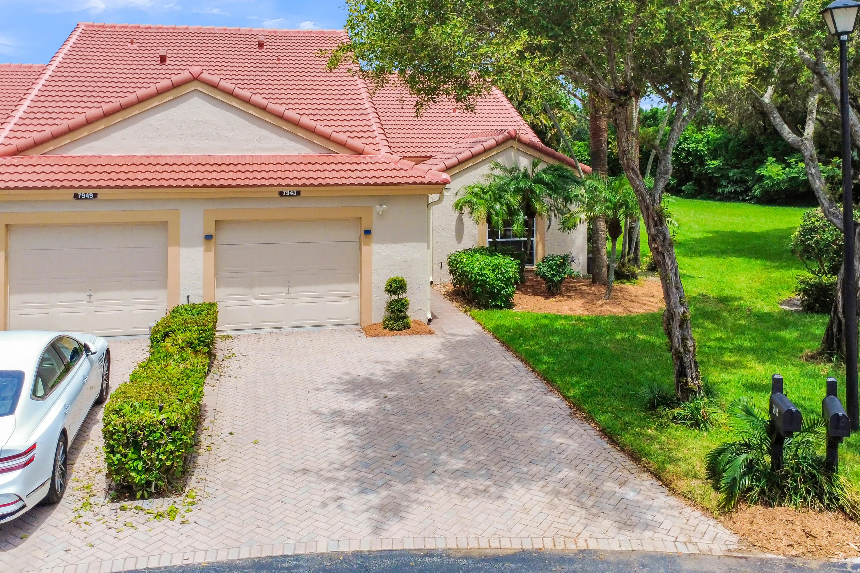 Mediterranean-style architecture with a terracotta tile roof