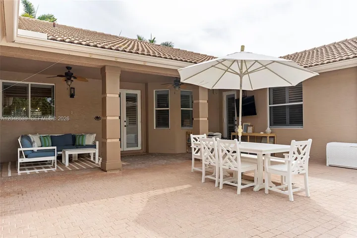 Covered patio