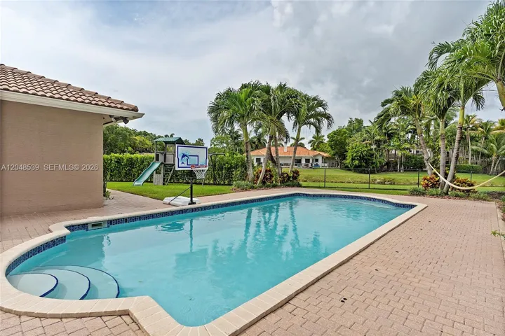 Resort-style heated swimming pool