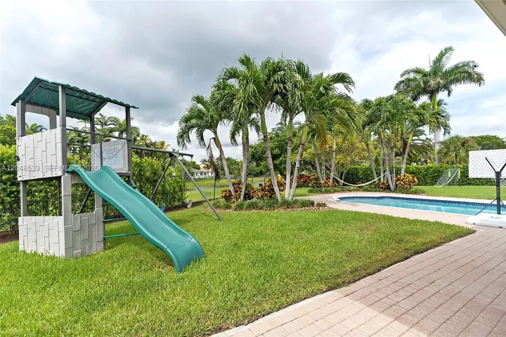 Side Yard - Currently features play area for kids, plus more room next to for more play.