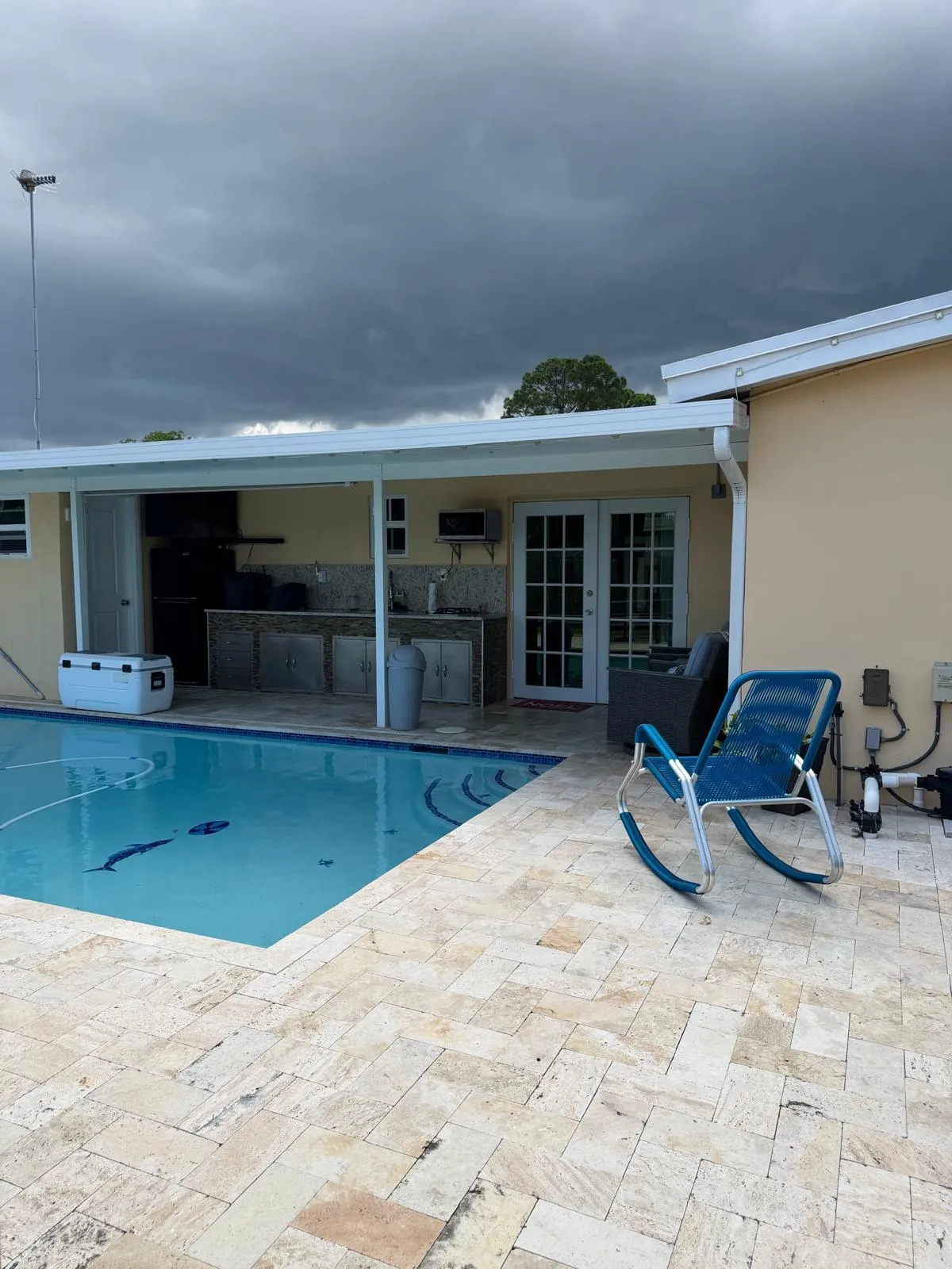 pool deck