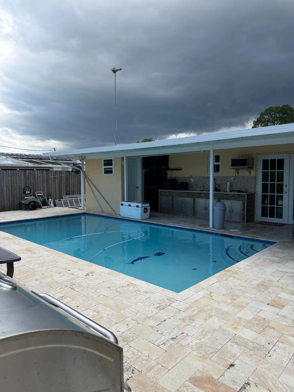 pool deck