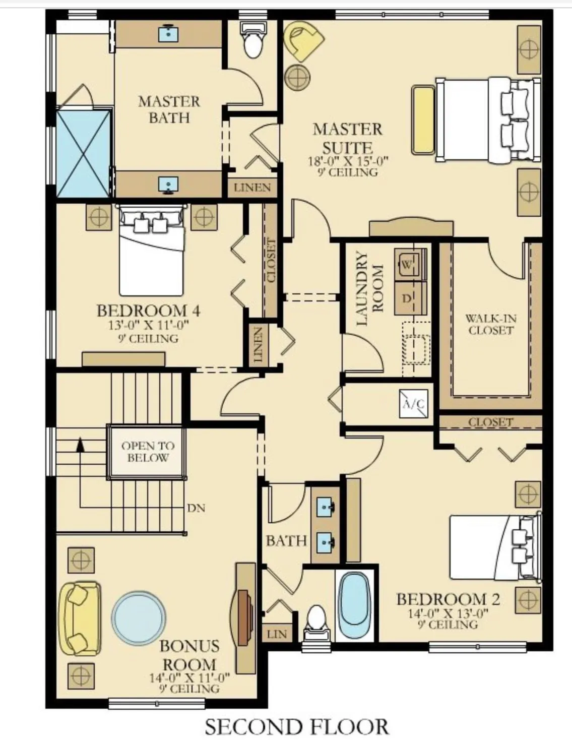 UPSTAIRS FLOOR PLAN