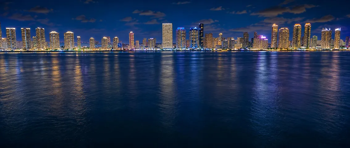 Ocean Night Time