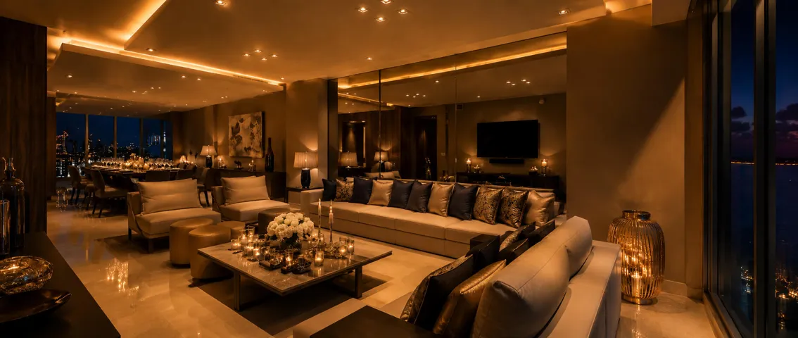 Candlelit Black Tie Over the Ocean