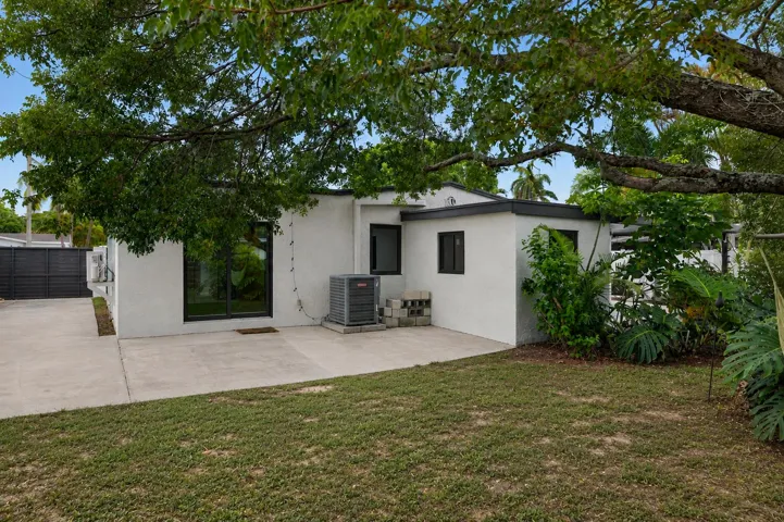 Back view of house