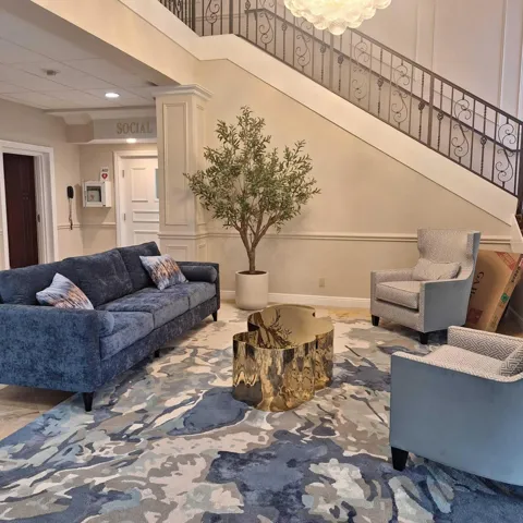 Clubhouse lobby