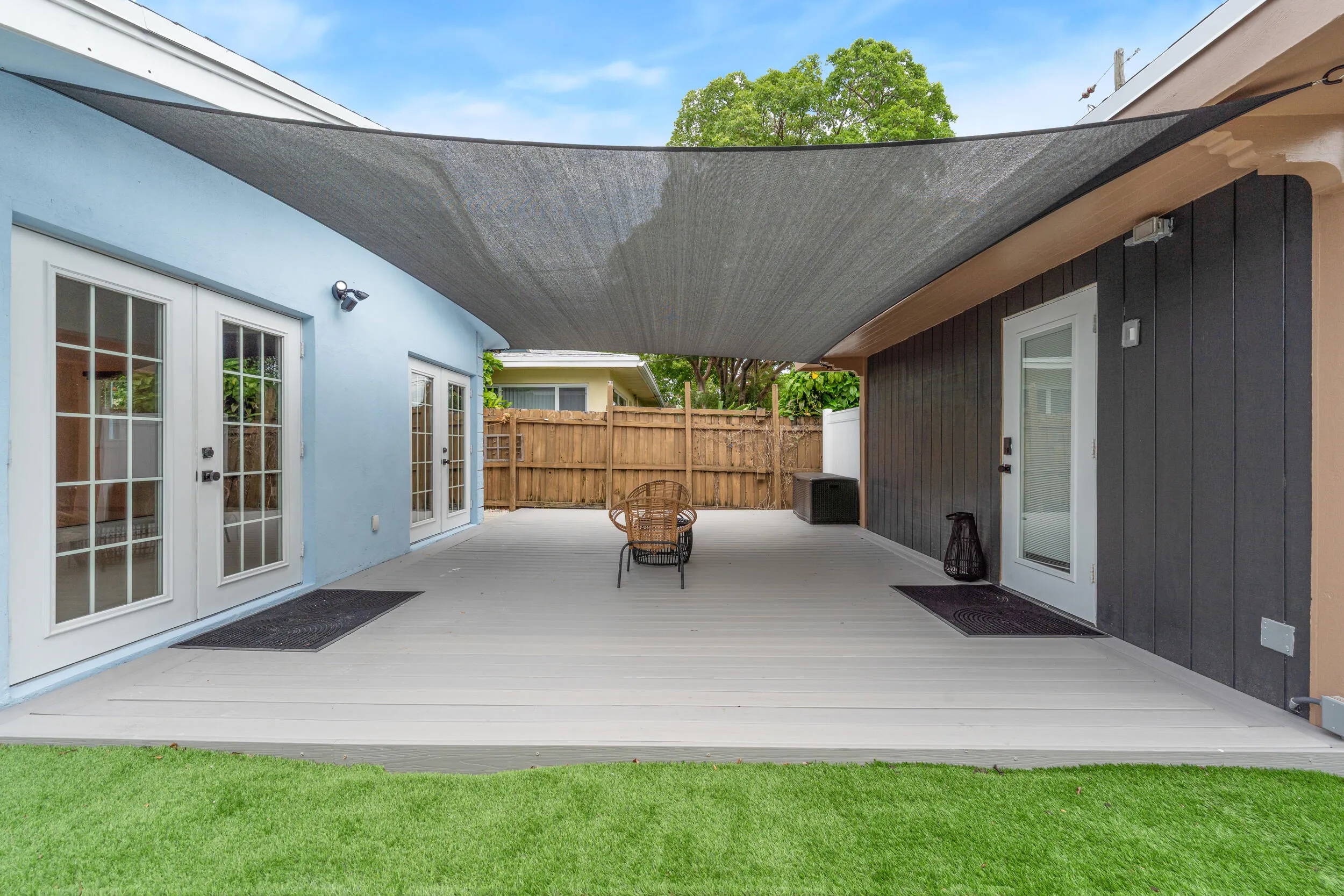 Composite Deck and Shade