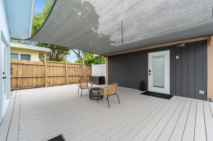 Composite Deck and Accessory Building