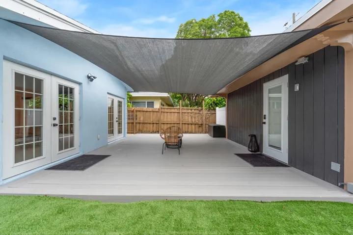 Composite Deck and Shade