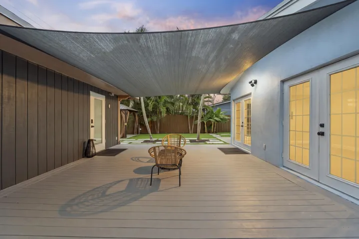 Composite Deck and Shade