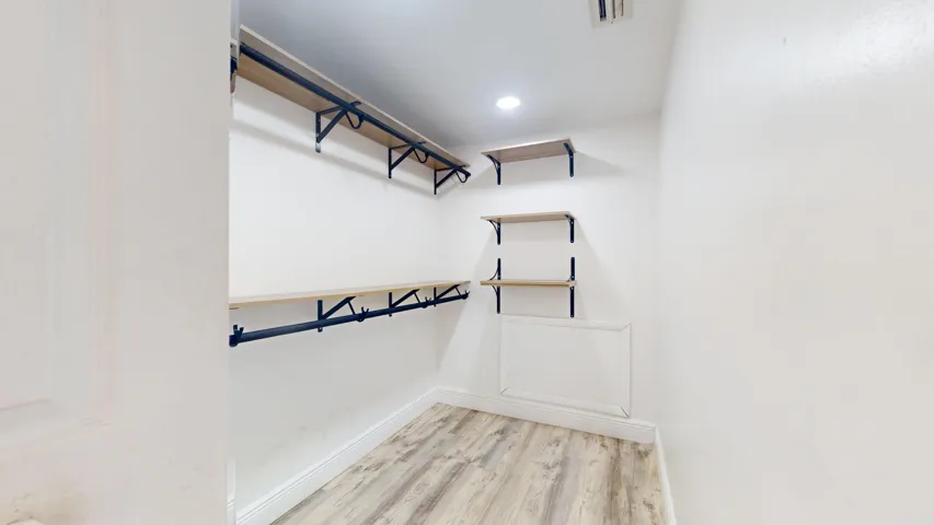 Primary closet