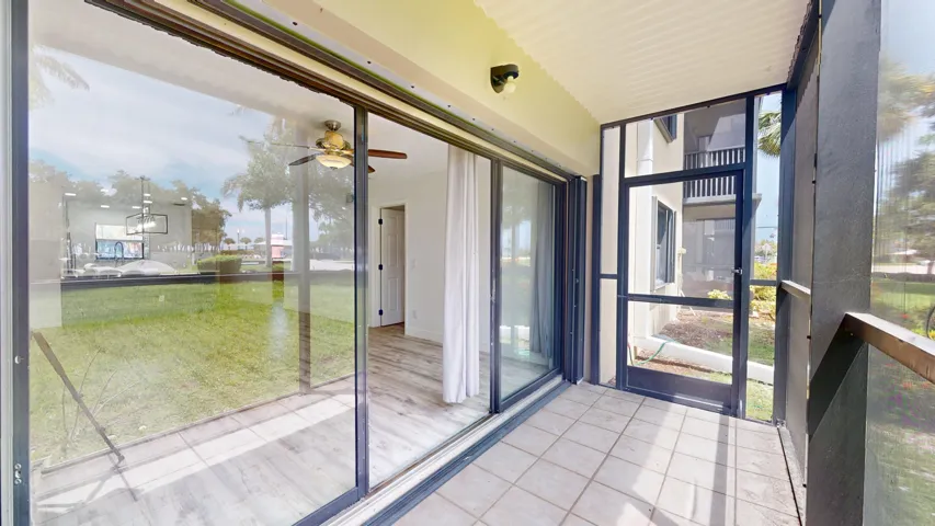 Screened patio