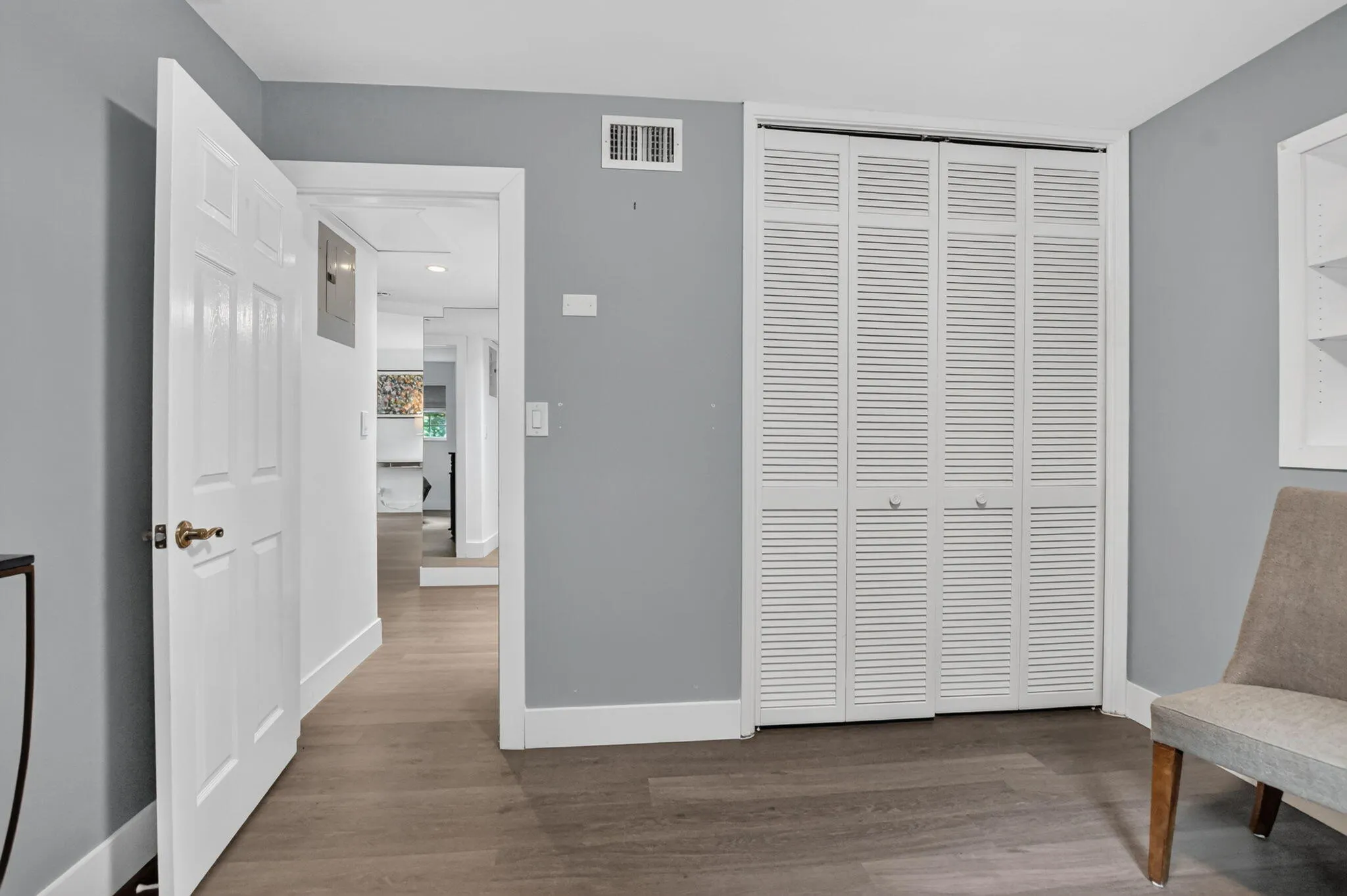 3RD BEDROOM: This is perfect for a guest room, a home office, a den or all three! Very large closet space, window faces east.