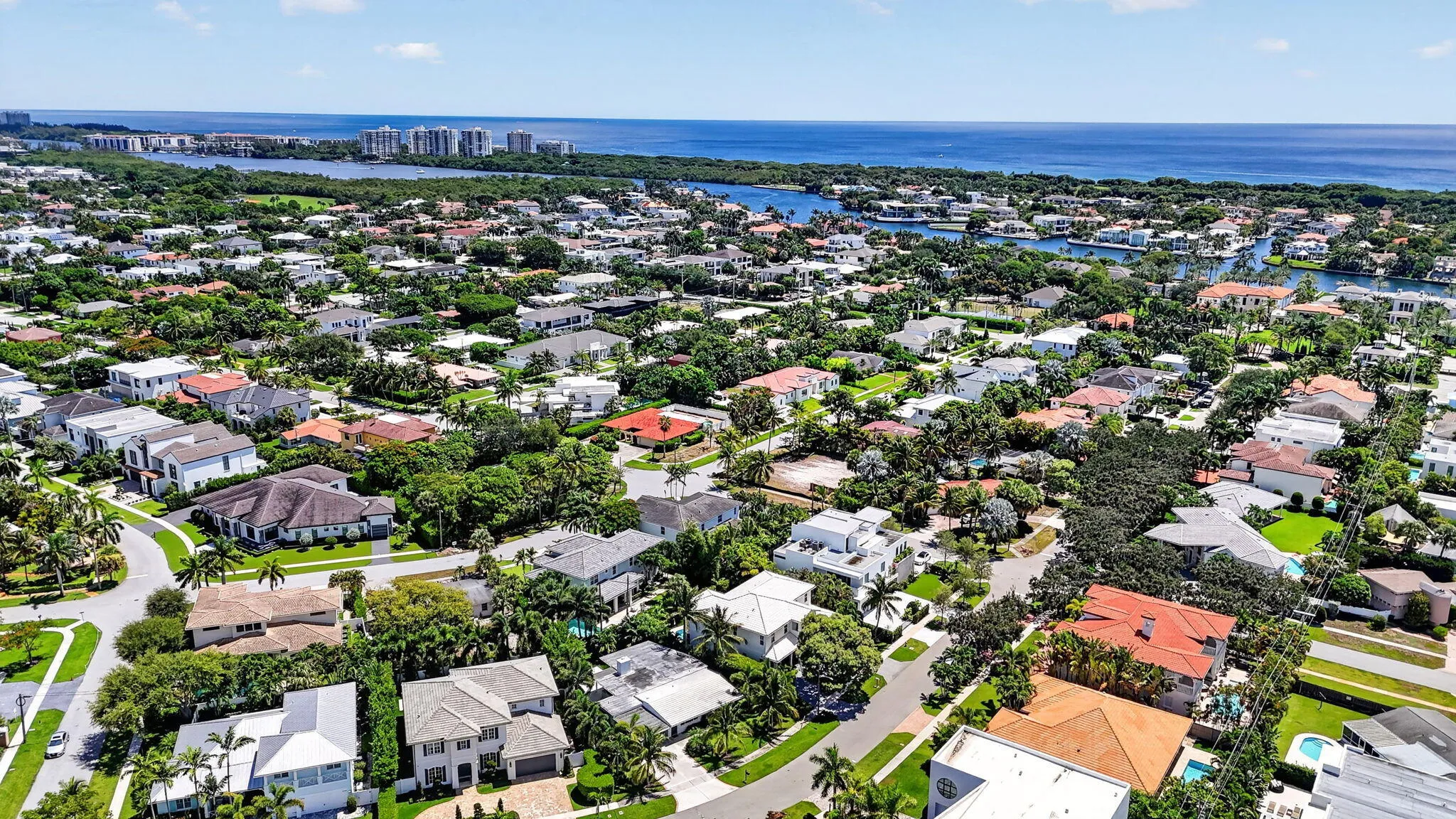 This home is located in Boca Raton much desired "Golden Triangle" area, located about 10 mins to the beach! Perfect for a bike ride or an energetic walk! ***Don't forget Sunscreen*** You can see the blue waters of the Atlantic Ocean!!