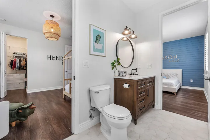 Updated Jack and Jill bathroom
