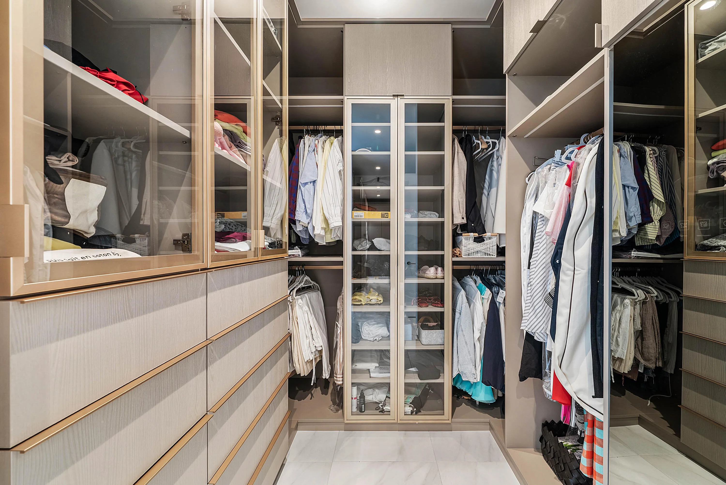 Primary closet