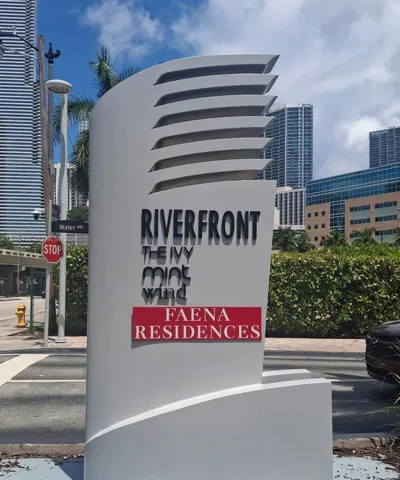 Riverfront Entrance