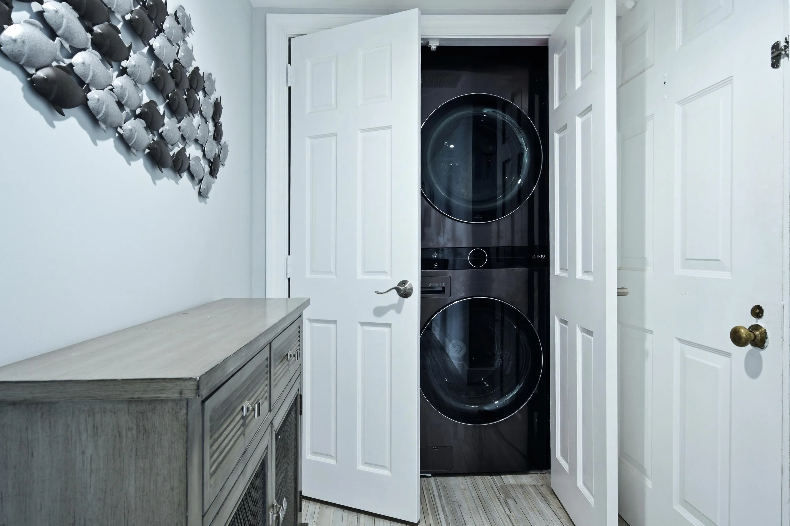 Washer Dryer in unit - new & large
