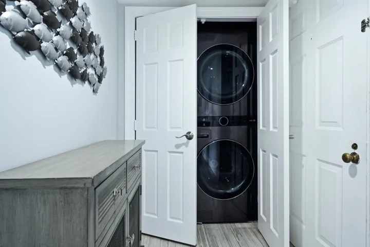 Washer Dryer in unit - new & large