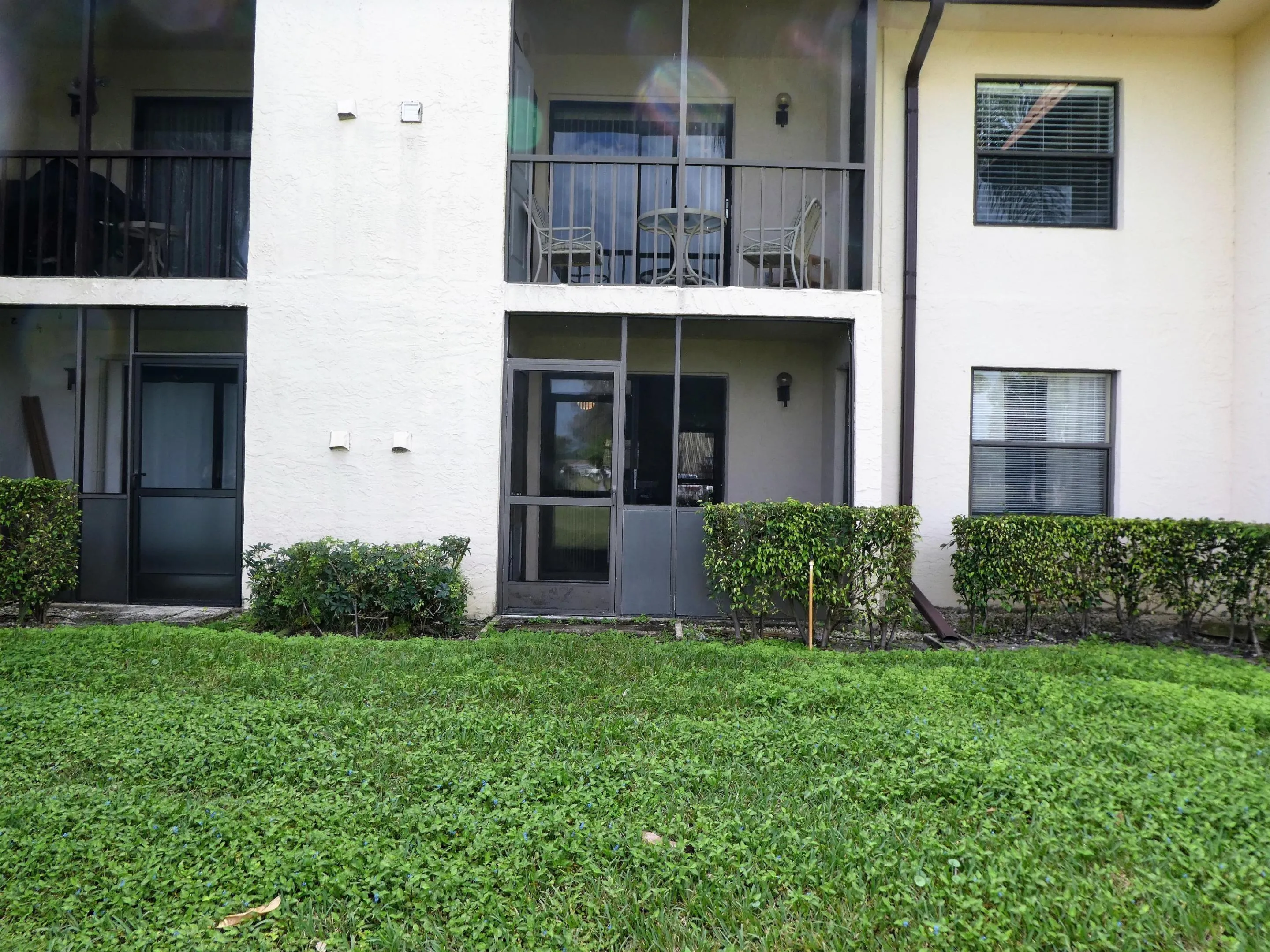 REAR OF CONDO
