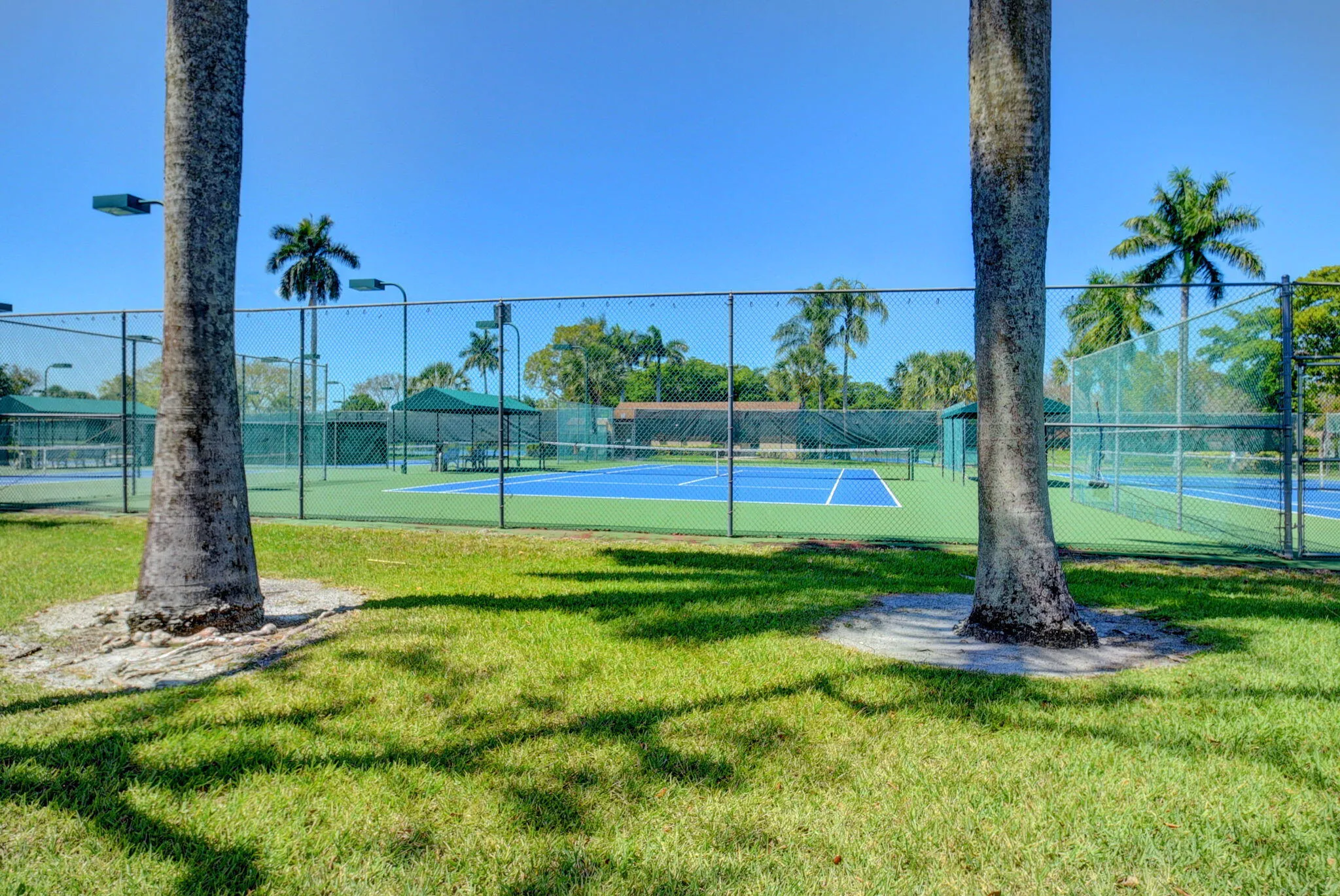 Outdoor tennis courts