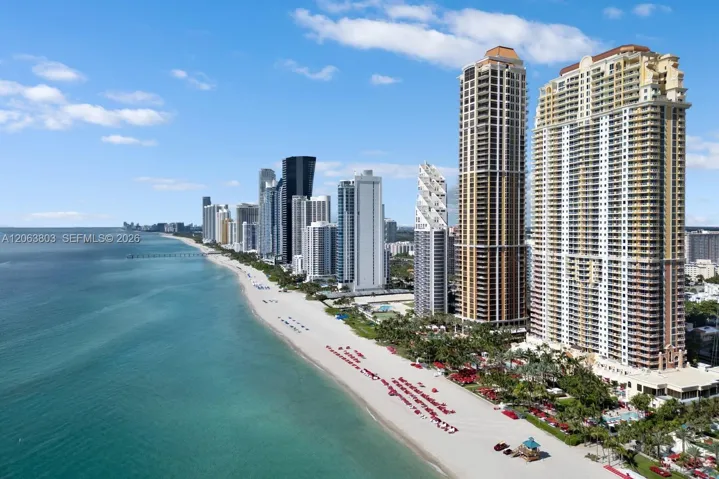 Aerial from Beach