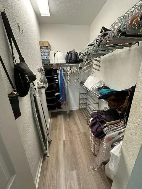Master bedroom closet