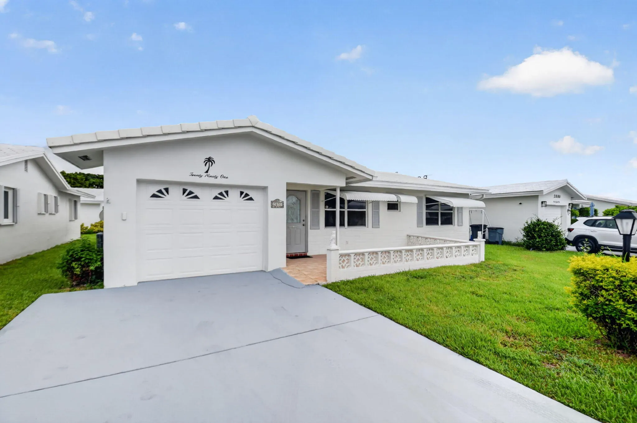 Driveway wide for 2 cars