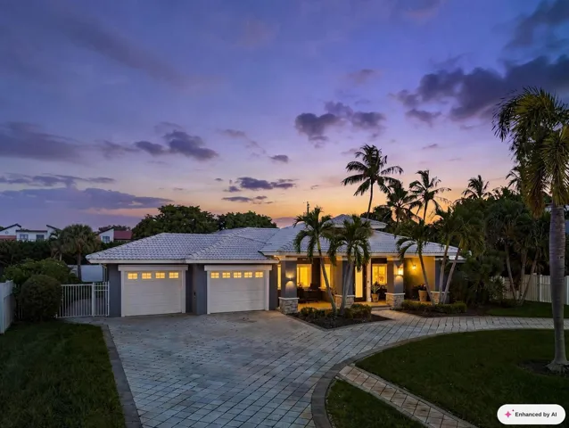“This image has been Ai Edited to illustrate the property's Dusk or Twilight View”