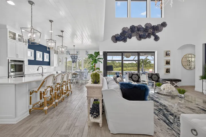 Kitchen & Living Room