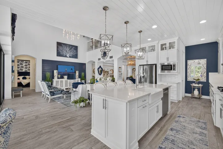 Kitchen & Living Room
